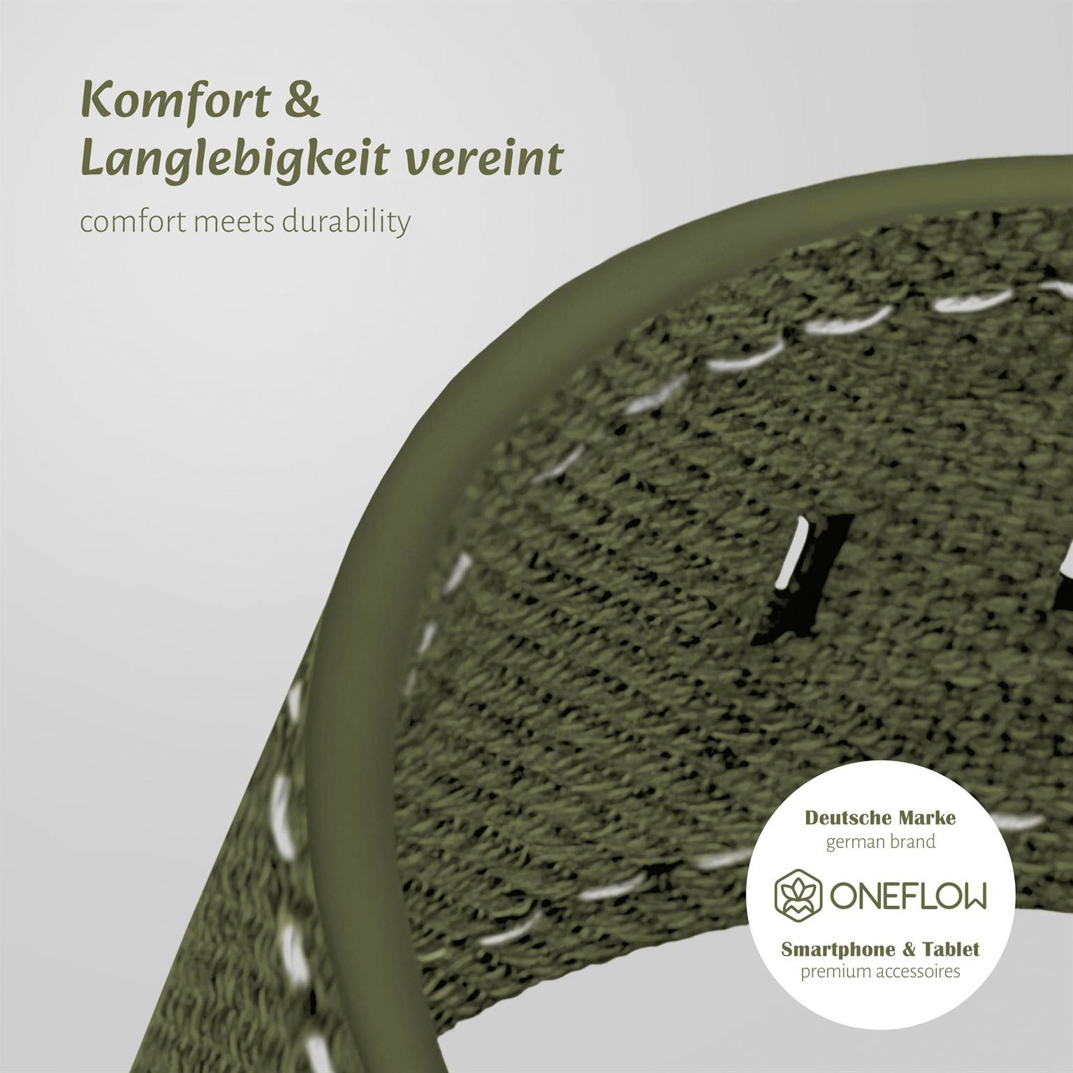 ONEFLOW Urban Strap Apple Watch 11 (42mm) Armband Canvas Nylon – Weiteres Produktbild 6 ONEFLOW Urban Strap Apple Watch 11 (42mm) Armband Canvas Nylon – Weiteres Produktbild 6