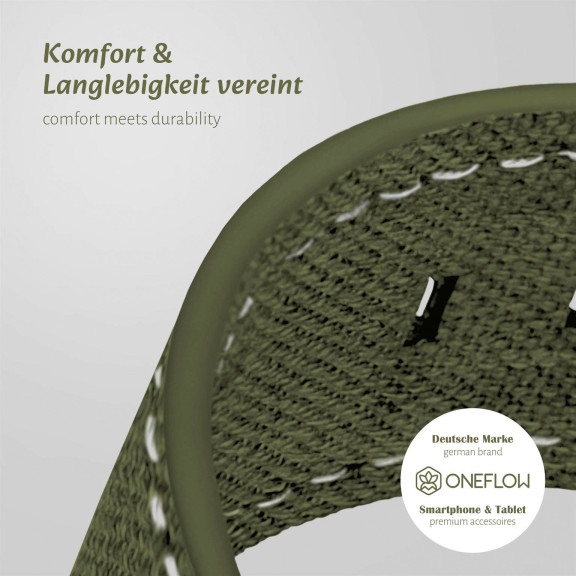 ONEFLOW Urban Strap Apple Watch 11 (42mm) Armband Canvas Nylon – Weiteres Produktbild 6 ONEFLOW Urban Strap Apple Watch 11 (42mm) Armband Canvas Nylon – Weiteres Produktbild 6