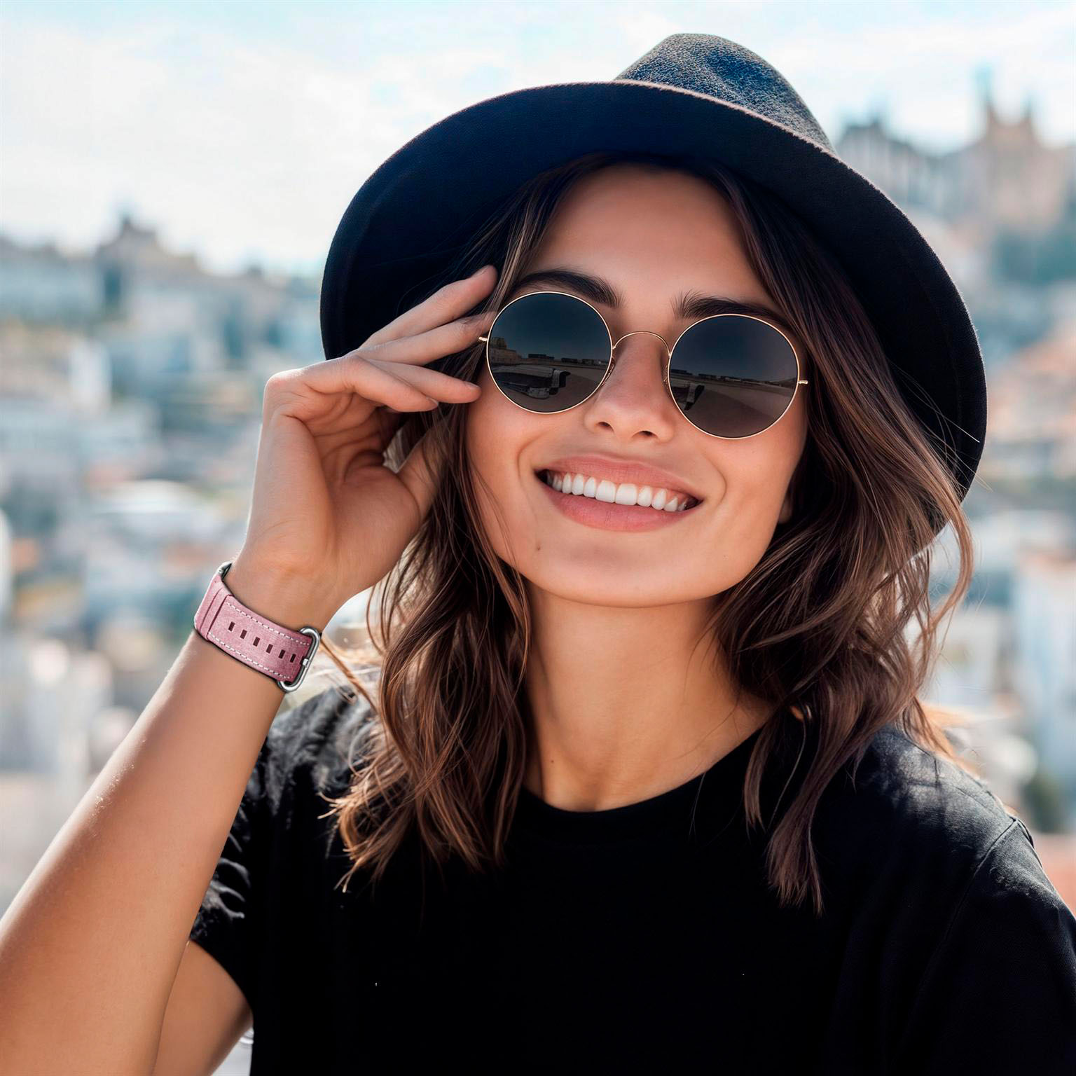 ONEFLOW Urban Strap Apple Watch 11 (42mm) Armband Canvas Nylon – Weiteres Produktbild 7