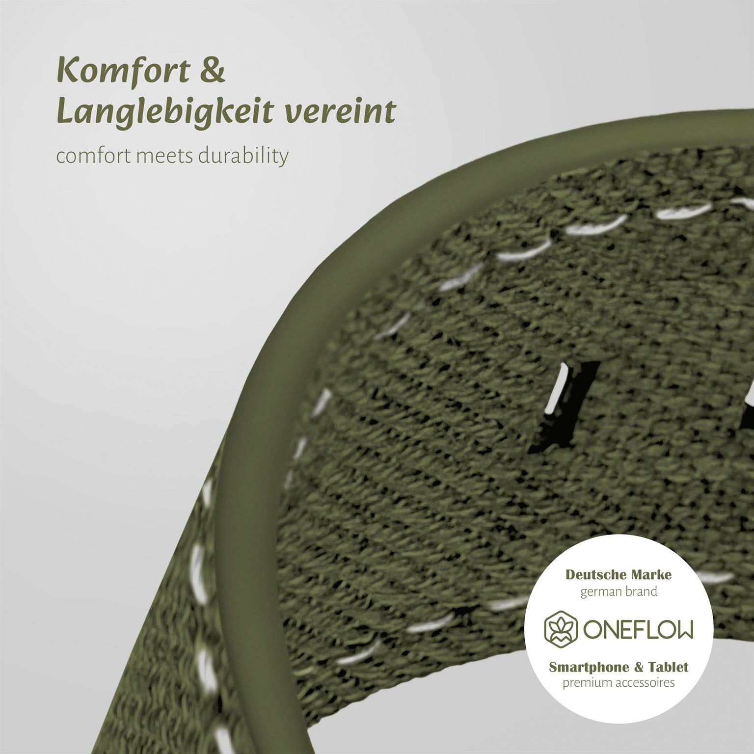 ONEFLOW Urban Strap Apple Watch 11 (46mm) Armband Canvas Nylon – Weiteres Produktbild 6 ONEFLOW Urban Strap Apple Watch 11 (46mm) Armband Canvas Nylon – Weiteres Produktbild 6