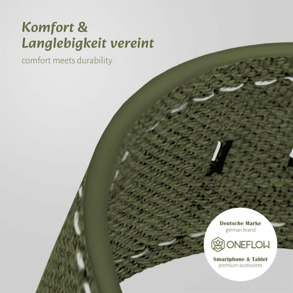 ONEFLOW Urban Strap Apple Watch 11 (46mm) Armband Canvas Nylon – Weiteres Produktbild 6