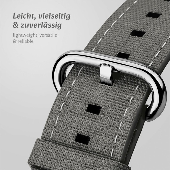 ONEFLOW Urban Strap Apple Watch 2 (42mm) Armband Canvas Nylon – Weiteres Produktbild 2 ONEFLOW Urban Strap Apple Watch 2 (42mm) Armband Canvas Nylon – Weiteres Produktbild 2