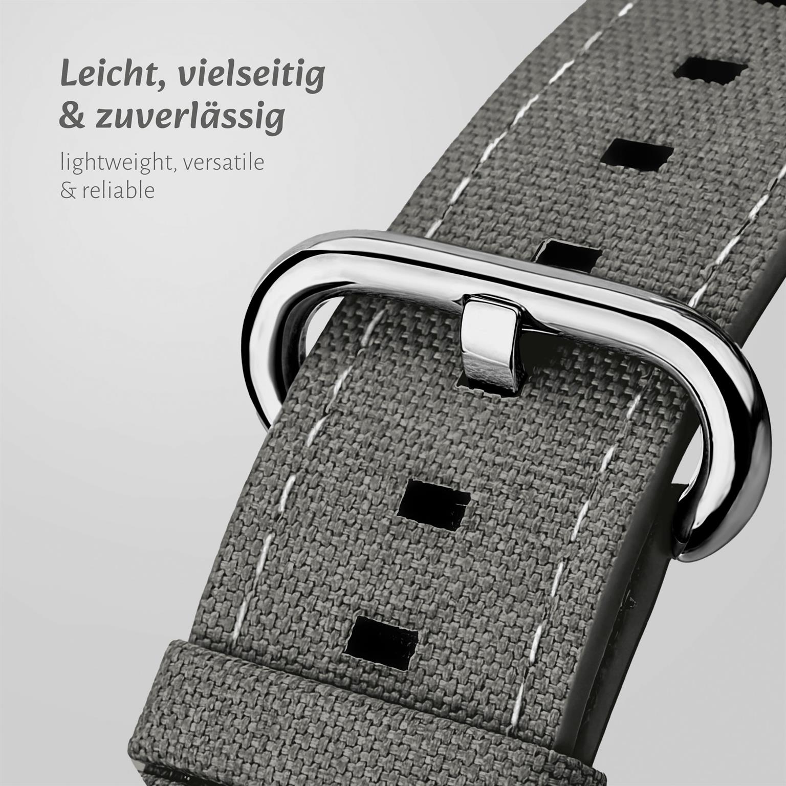 ONEFLOW Urban Strap Apple Watch 3 (38mm) Armband Canvas Nylon – Weiteres Produktbild 1