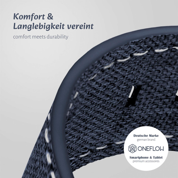 ONEFLOW Urban Strap Apple Watch 3 (42mm) Armband Canvas Nylon – Weiteres Produktbild 6