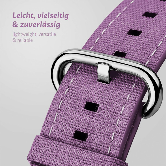 ONEFLOW Urban Strap Apple Watch 3 (42mm) Armband Canvas Nylon – Weiteres Produktbild 2