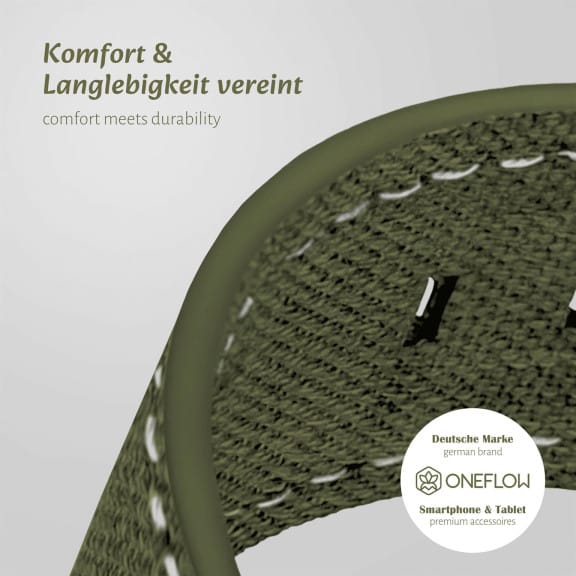 ONEFLOW Urban Strap Apple Watch 4 (40mm) Armband Canvas Nylon – Weiteres Produktbild 6 ONEFLOW Urban Strap Apple Watch 4 (40mm) Armband Canvas Nylon – Weiteres Produktbild 6