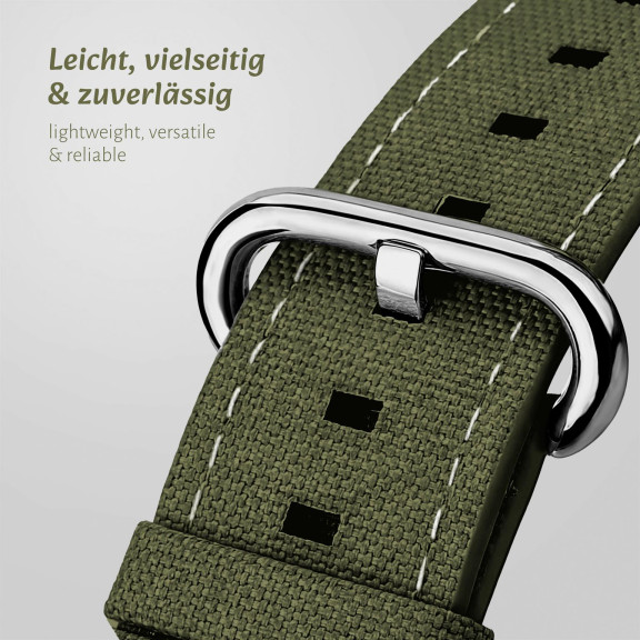ONEFLOW Urban Strap Apple Watch 5 (40mm) Armband Canvas Nylon – Weiteres Produktbild 2