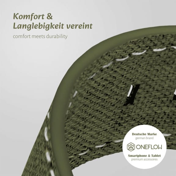 ONEFLOW Urban Strap Apple Watch 5 (44mm) Armband Canvas Nylon – Weiteres Produktbild 6 ONEFLOW Urban Strap Apple Watch 5 (44mm) Armband Canvas Nylon – Weiteres Produktbild 6