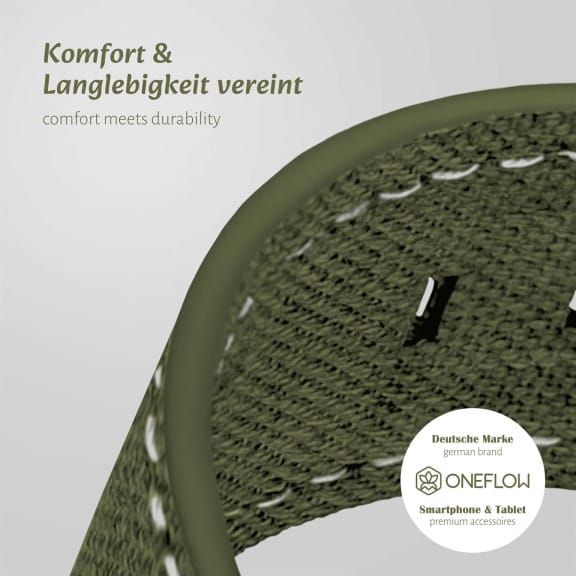 ONEFLOW Urban Strap Apple Watch 6 (44mm) Armband Canvas Nylon – Weiteres Produktbild 6 ONEFLOW Urban Strap Apple Watch 6 (44mm) Armband Canvas Nylon – Weiteres Produktbild 6