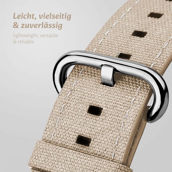 ONEFLOW Urban Strap Apple Watch 6 (44mm) Armband Canvas Nylon – Weiteres Produktbild 2 ONEFLOW Urban Strap Apple Watch 6 (44mm) Armband Canvas Nylon – Weiteres Produktbild 2