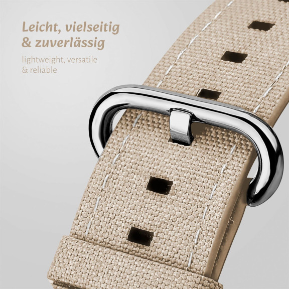 ONEFLOW Urban Strap Apple Watch 7 (41mm) Armband Canvas Nylon – Weiteres Produktbild 2