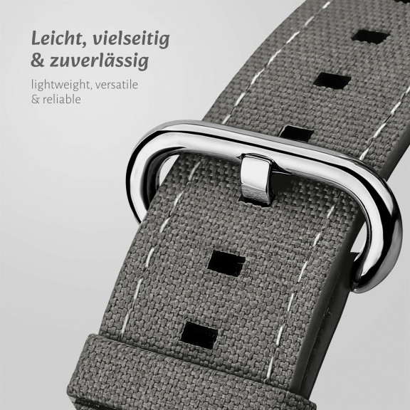 ONEFLOW Urban Strap Apple Watch 7 (45mm) Armband Canvas Nylon – Weiteres Produktbild 2 ONEFLOW Urban Strap Apple Watch 7 (45mm) Armband Canvas Nylon – Weiteres Produktbild 2