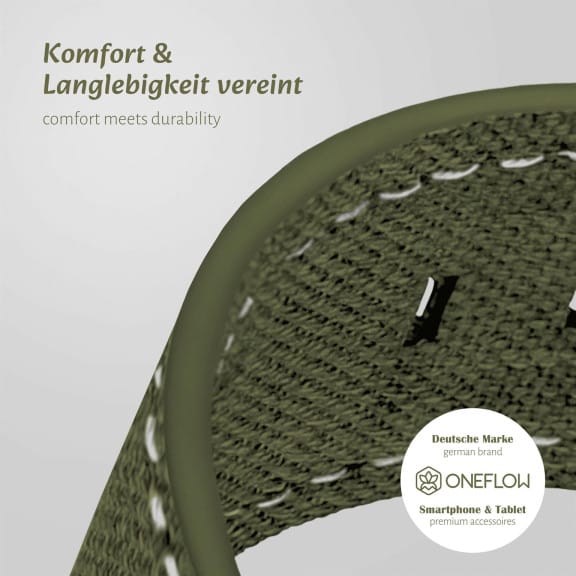 ONEFLOW Urban Strap Apple Watch 8 (41mm) Armband Canvas Nylon – Weiteres Produktbild 6 ONEFLOW Urban Strap Apple Watch 8 (41mm) Armband Canvas Nylon – Weiteres Produktbild 6