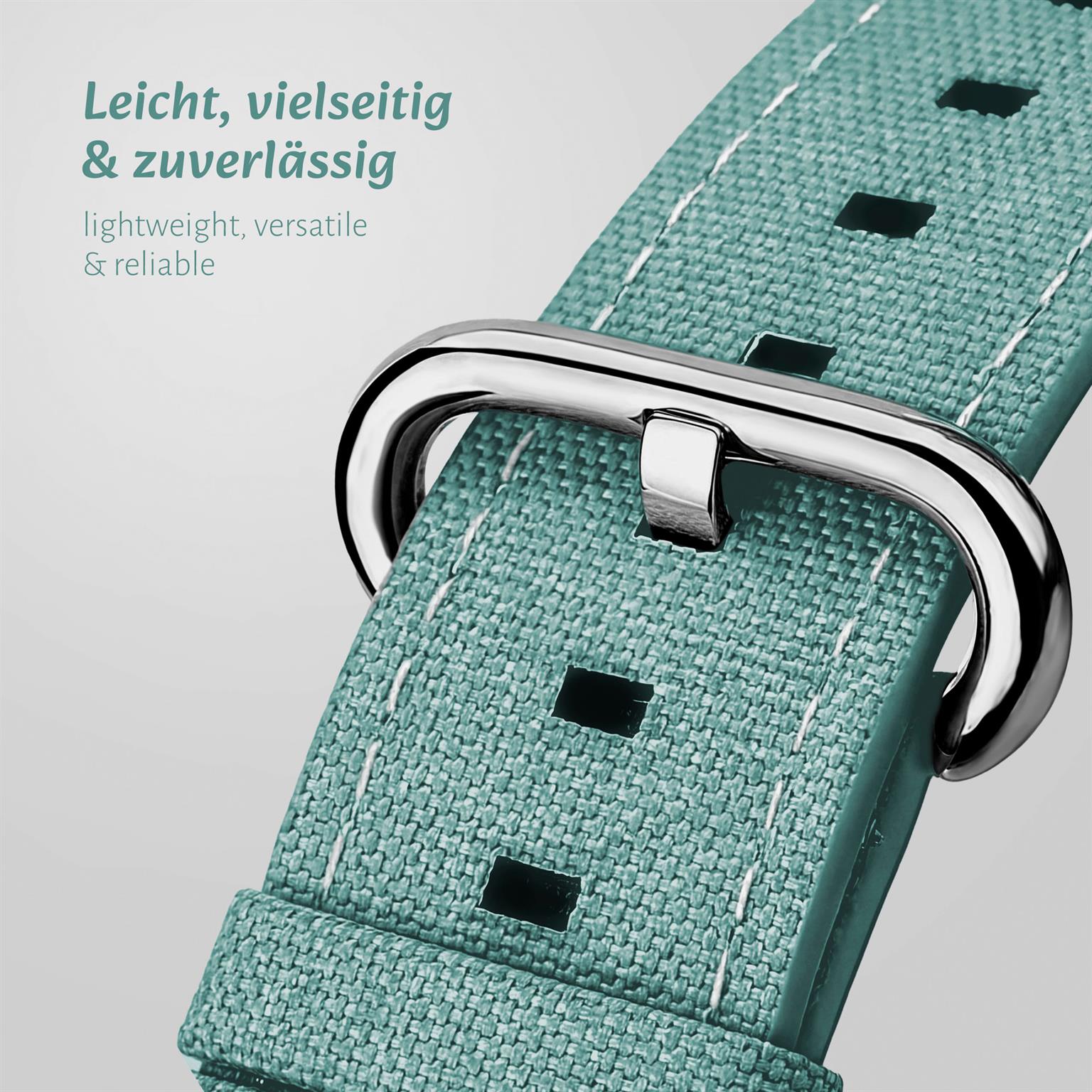 ONEFLOW Urban Strap Apple Watch 8 (45mm) Armband Canvas Nylon – Weiteres Produktbild 1