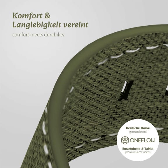 ONEFLOW Urban Strap Apple Watch Ultra 1 (49mm) Armband Canvas Nylon – Weiteres Produktbild 6 ONEFLOW Urban Strap Apple Watch Ultra 1 (49mm) Armband Canvas Nylon – Weiteres Produktbild 6