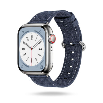 ONEFLOW Urban Strap Apple Watch Ultra 3 (49mm) Armband Canvas Nylon – Marineblau