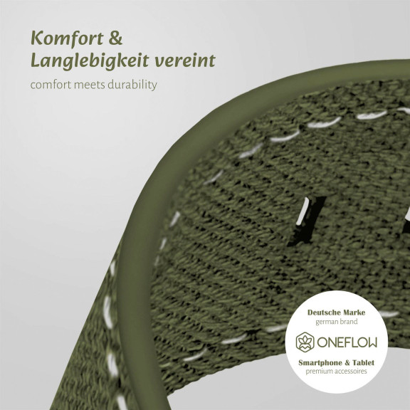 ONEFLOW Urban Strap Apple Watch Ultra 3 (49mm) Armband Canvas Nylon – Weiteres Produktbild 6 ONEFLOW Urban Strap Apple Watch Ultra 3 (49mm) Armband Canvas Nylon – Weiteres Produktbild 6