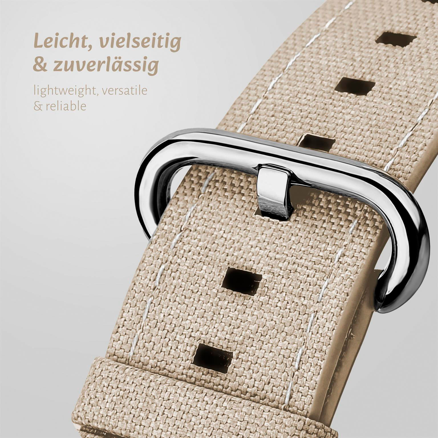 ONEFLOW Urban Strap Apple Watch Ultra 3 (49mm) Armband Canvas Nylon – Weiteres Produktbild 2