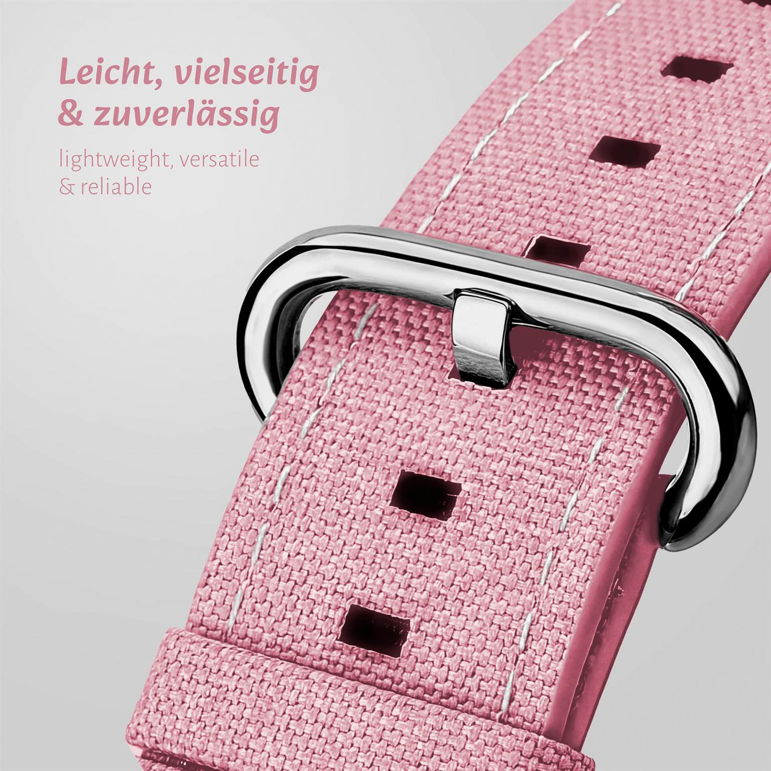 ONEFLOW Urban Strap Apple Watch Ultra 3 (49mm) Armband Canvas Nylon – Weiteres Produktbild 2 ONEFLOW Urban Strap Apple Watch Ultra 3 (49mm) Armband Canvas Nylon – Weiteres Produktbild 2