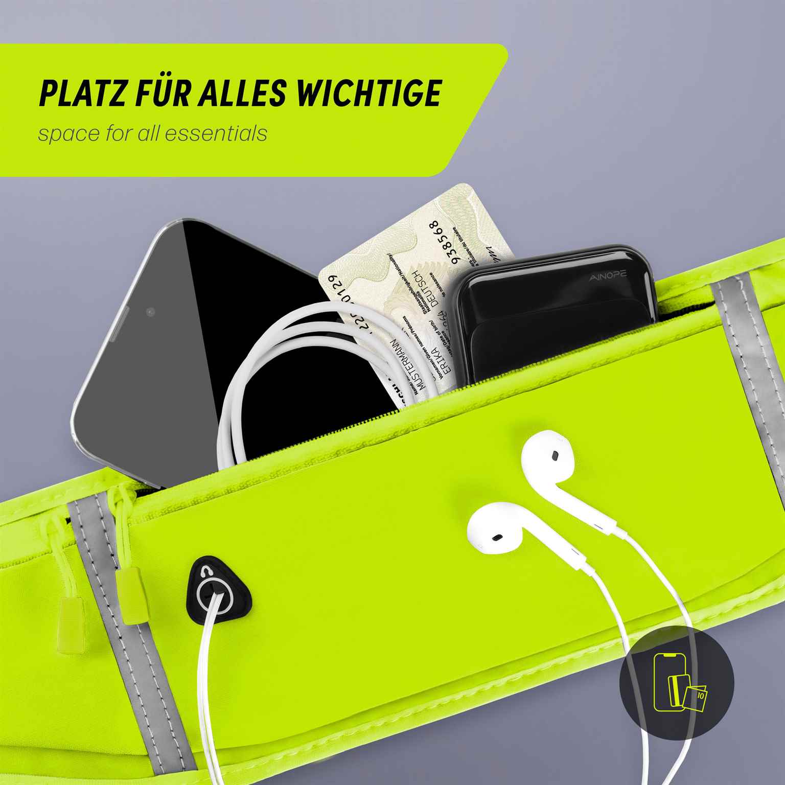 ONEFLOW Active Pro Belt iPhone 13 Pro Max Laufgürtel atmungsaktiv – Weiteres Produktbild 2 ONEFLOW Active Pro Belt iPhone 13 Pro Max Laufgürtel atmungsaktiv – Weiteres Produktbild 2