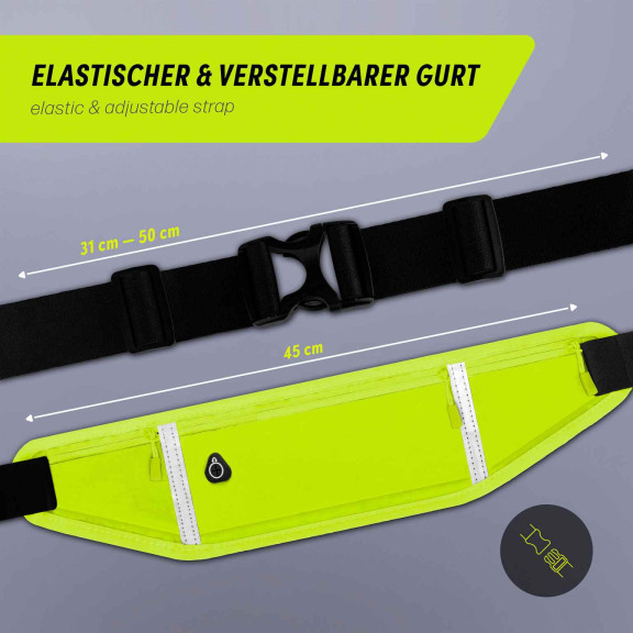 ONEFLOW Active Pro Belt iPhone 14 Pro Max Laufgürtel atmungsaktiv – Weiteres Produktbild 5