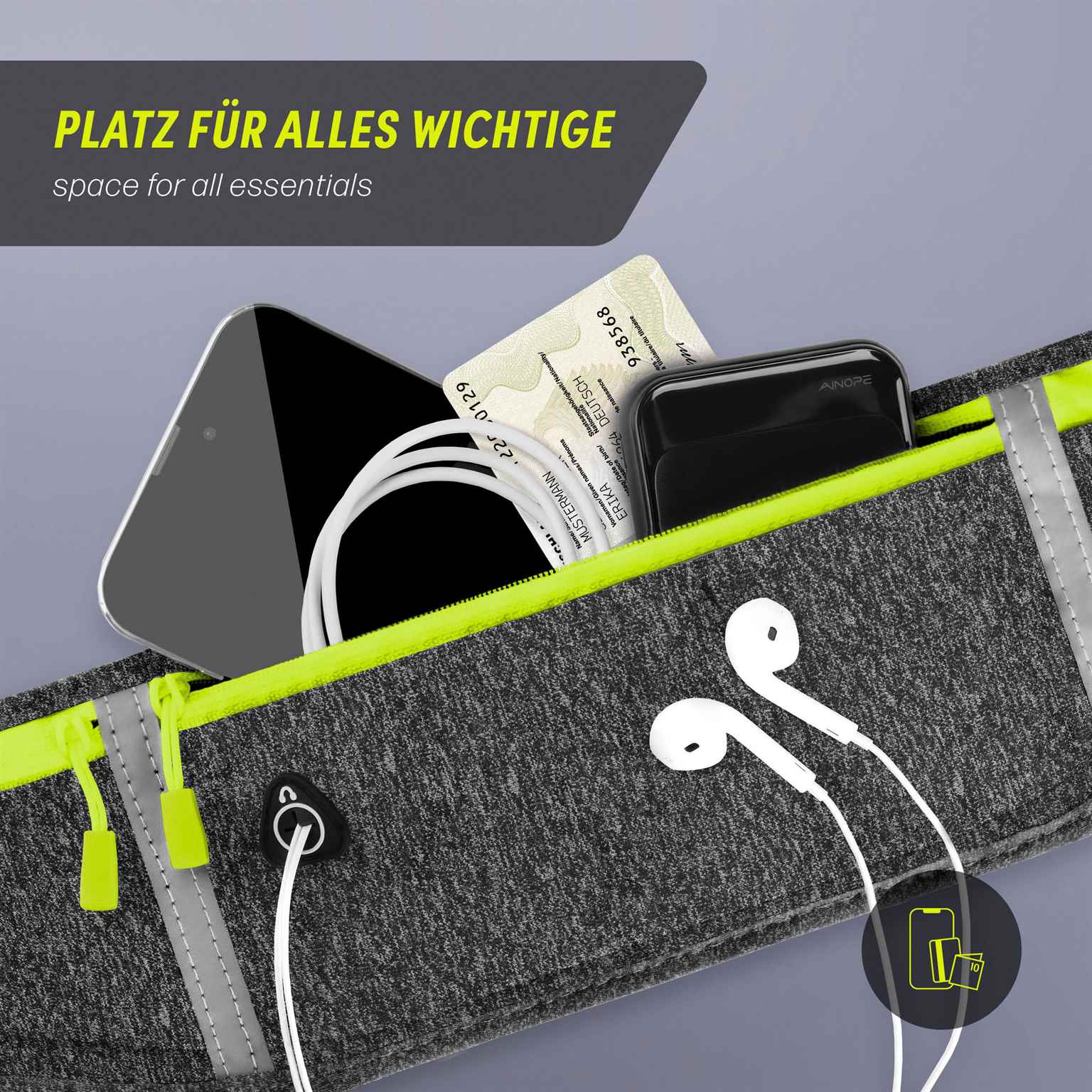 ONEFLOW Active Pro Belt Asus ROG Phone 5 Ultimate Laufgürtel atmungsaktiv – Weiteres Produktbild 1