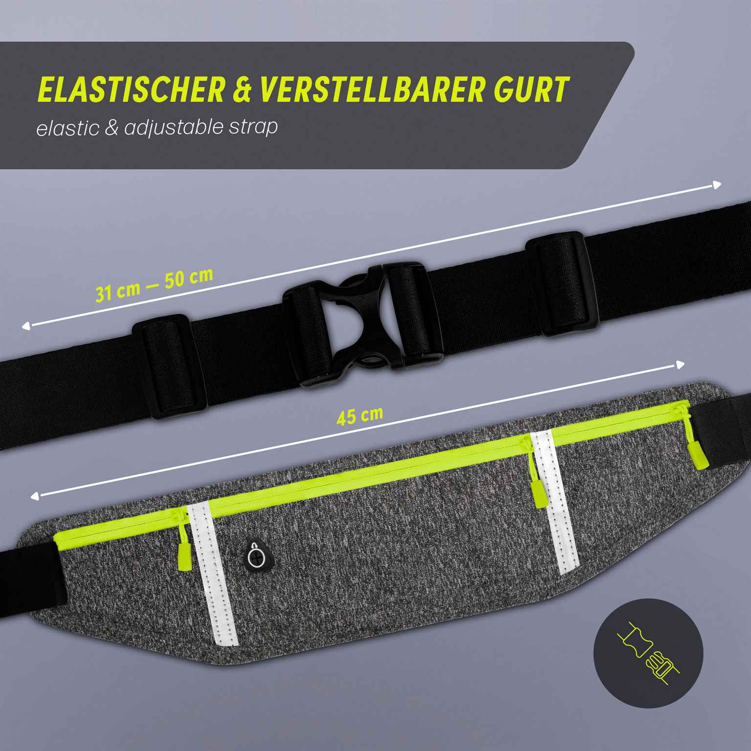 ONEFLOW Active Pro Belt Asus ROG Phone 5 Ultimate Laufgürtel atmungsaktiv – Weiteres Produktbild 4