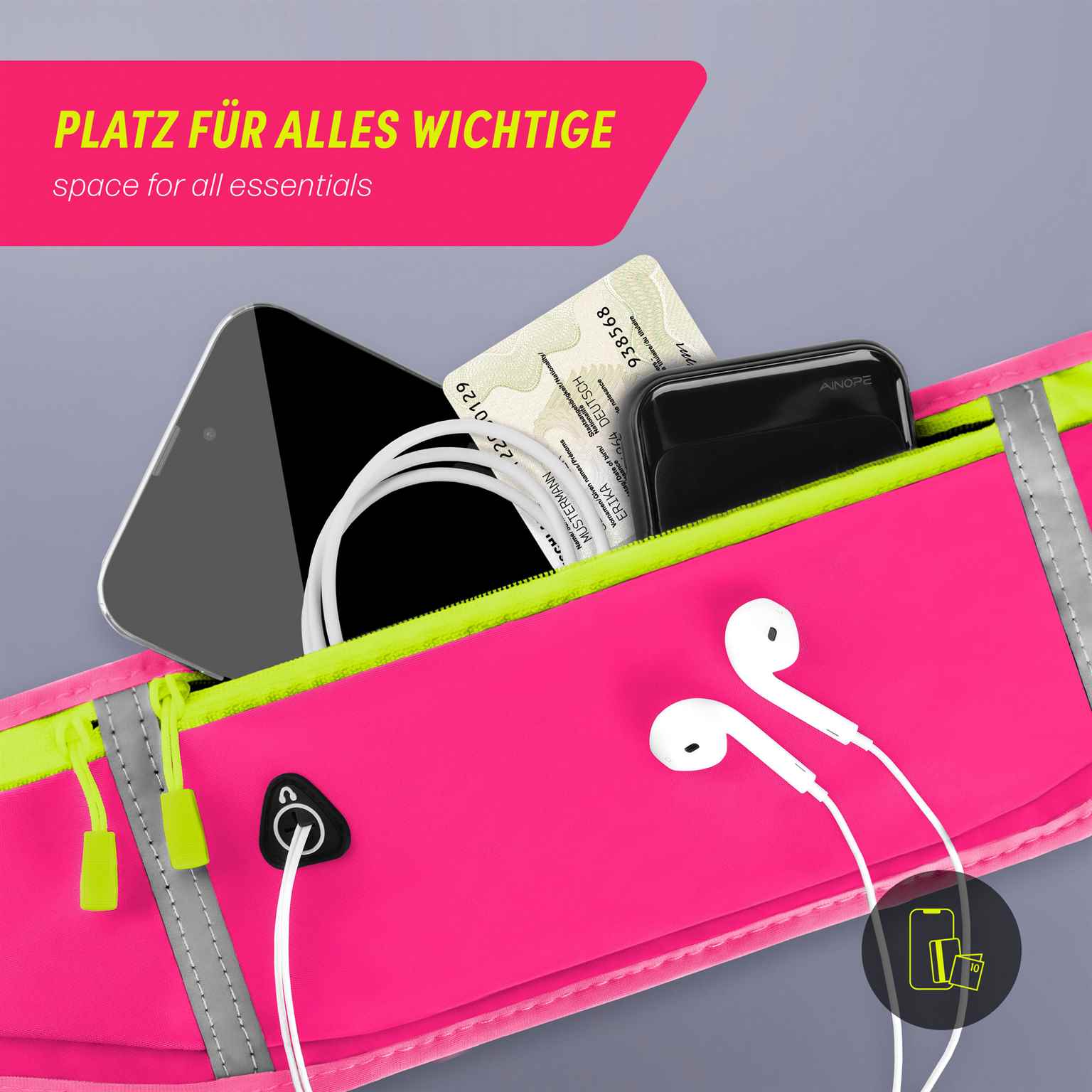 ONEFLOW Active Pro Belt Asus ROG Phone 5 Ultimate Laufgürtel atmungsaktiv – Weiteres Produktbild 1