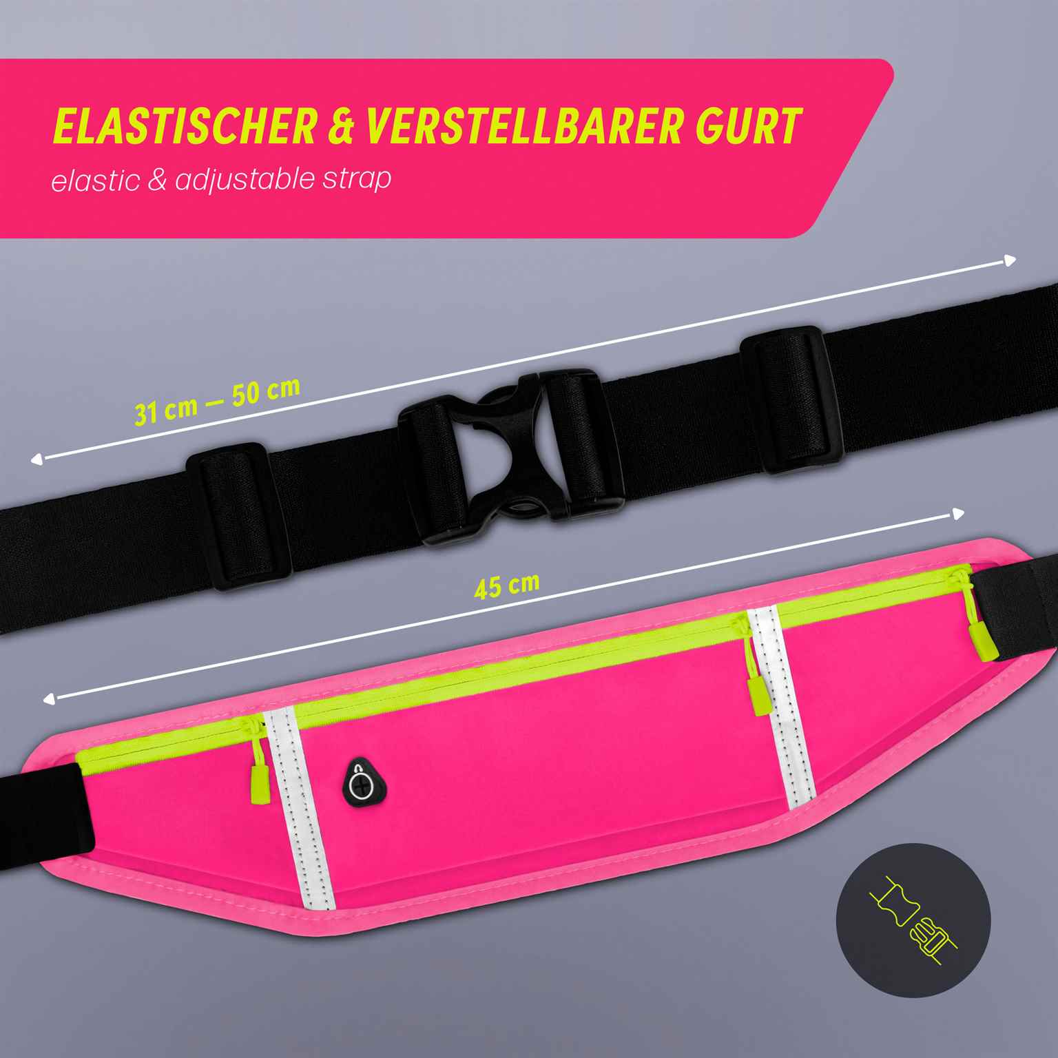 ONEFLOW Active Pro Belt Asus ROG Phone 5 Ultimate Laufgürtel atmungsaktiv – Weiteres Produktbild 4