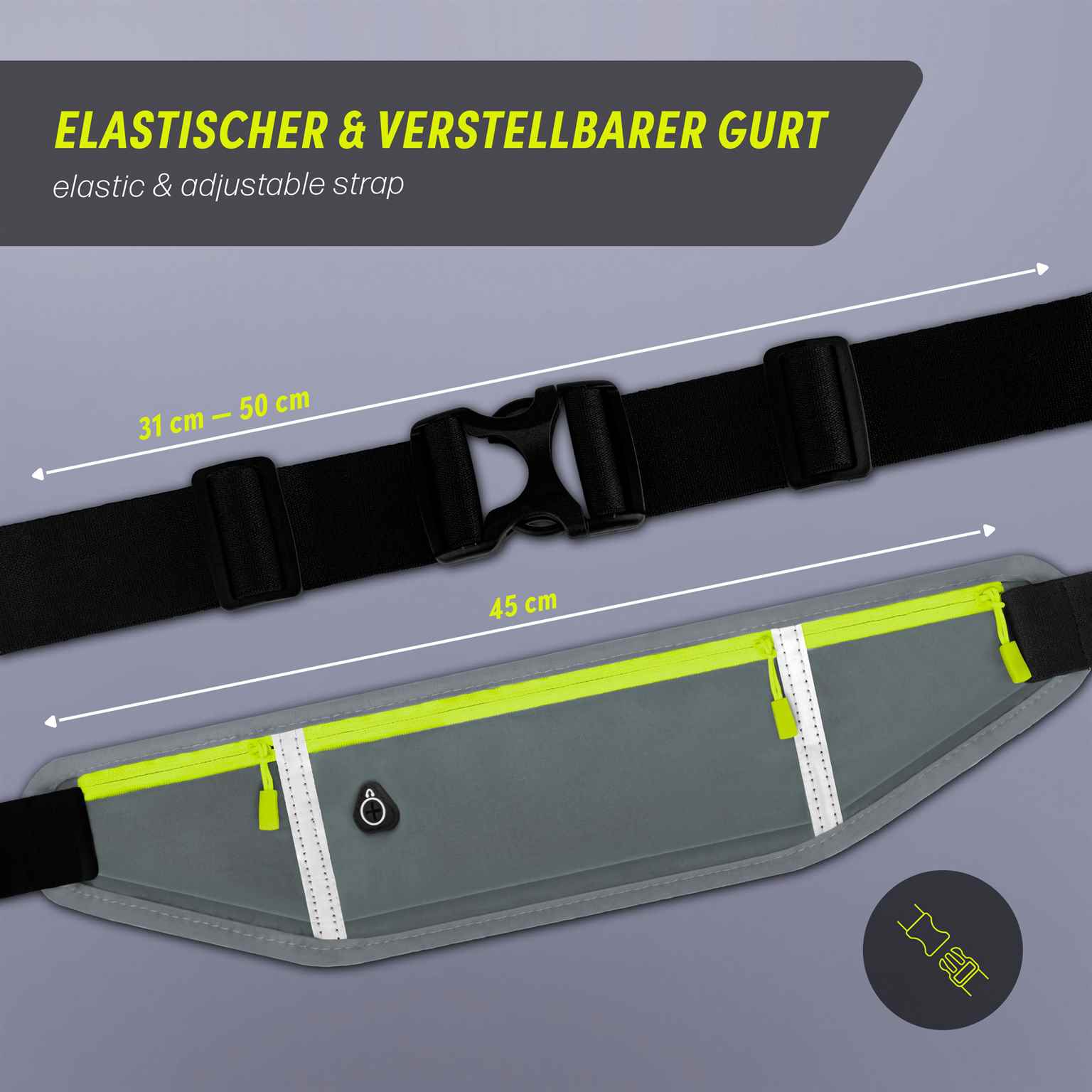 ONEFLOW Active Pro Belt Asus ROG Phone 6 Pro Laufgürtel atmungsaktiv – Weiteres Produktbild 4