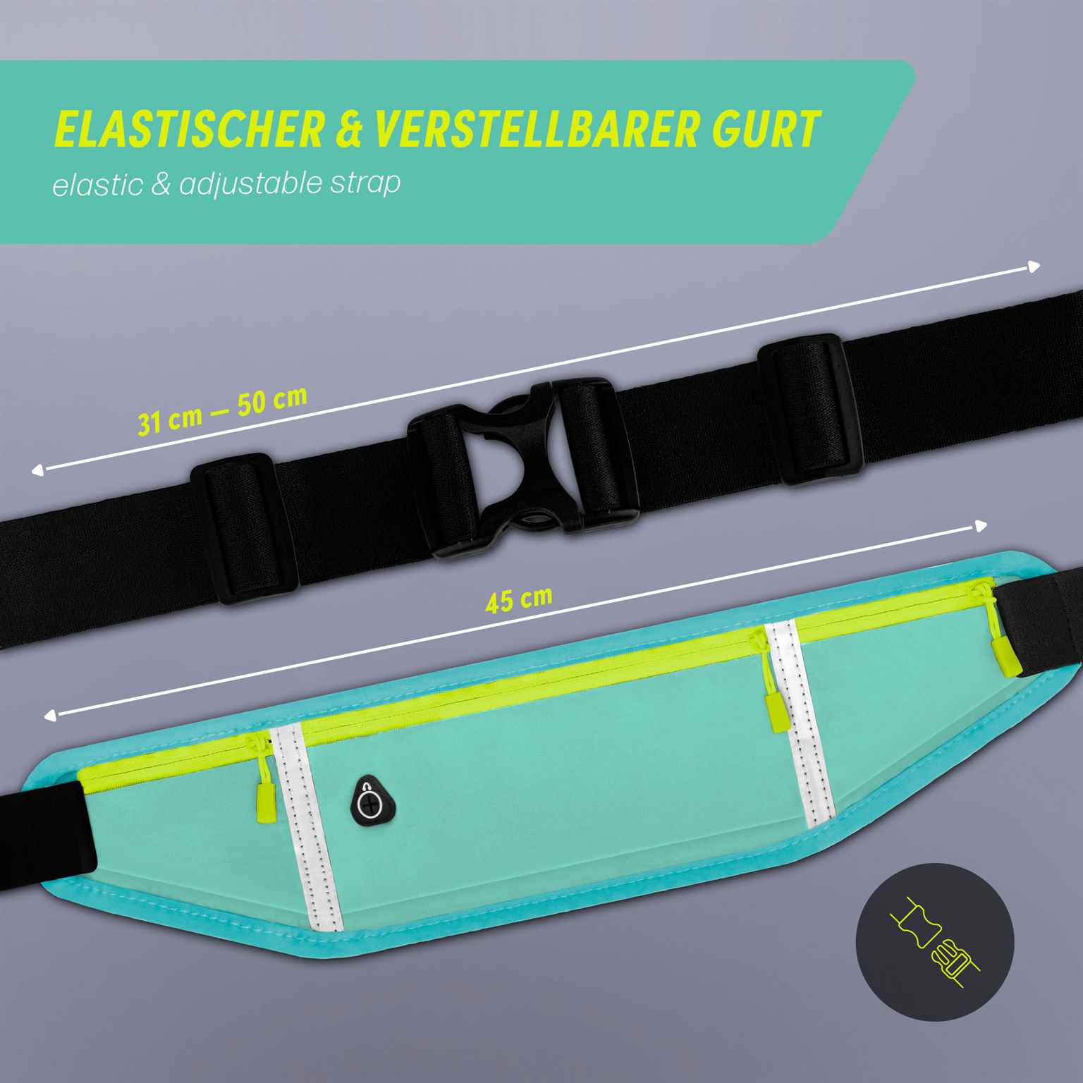 ONEFLOW Active Pro Belt Asus ROG Phone 6 Laufgürtel atmungsaktiv – Weiteres Produktbild 4
