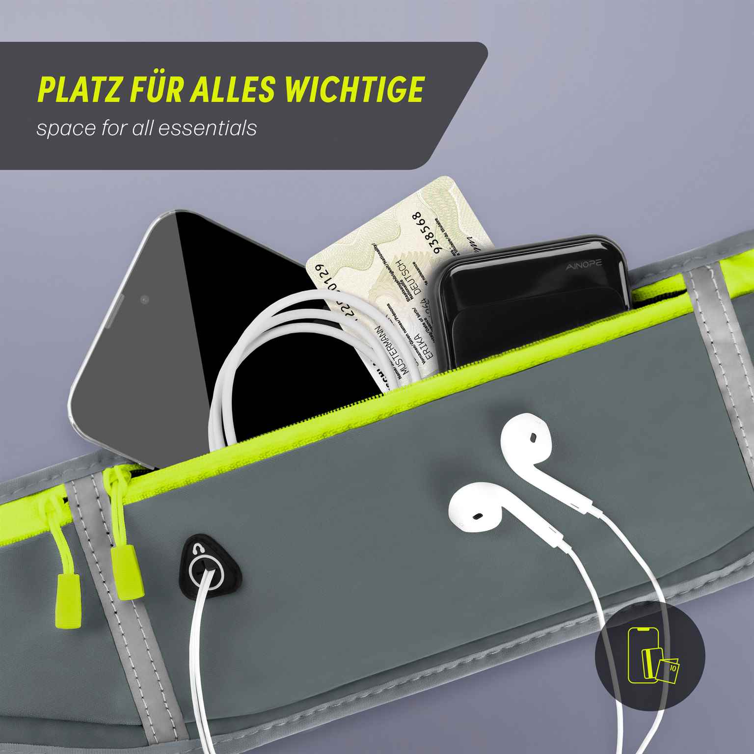 ONEFLOW Active Pro Belt Asus ROG Phone 6D Ultimate Laufgürtel atmungsaktiv – Weiteres Produktbild 1