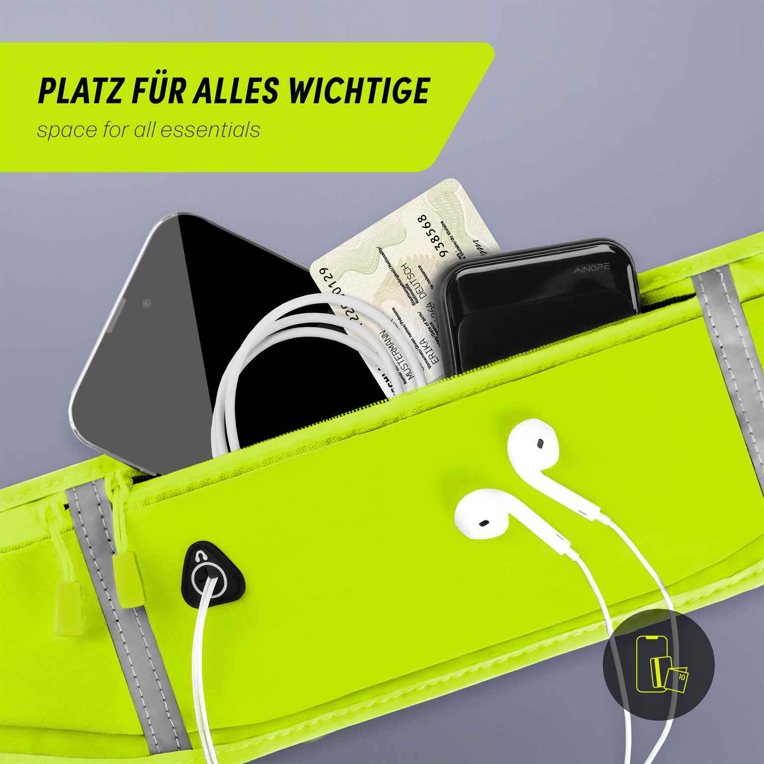 ONEFLOW Active Pro Belt Asus ROG Phone 6D Ultimate Laufgürtel atmungsaktiv – Weiteres Produktbild 1