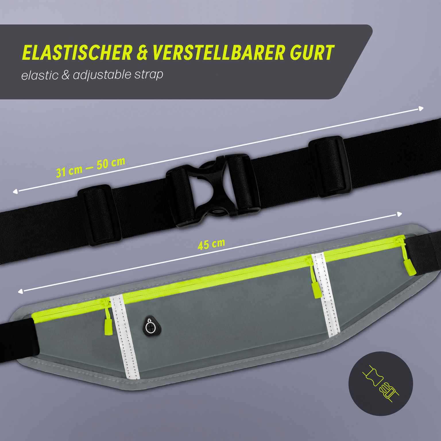 ONEFLOW Active Pro Belt Asus ROG Phone 6D Laufgürtel atmungsaktiv – Weiteres Produktbild 4
