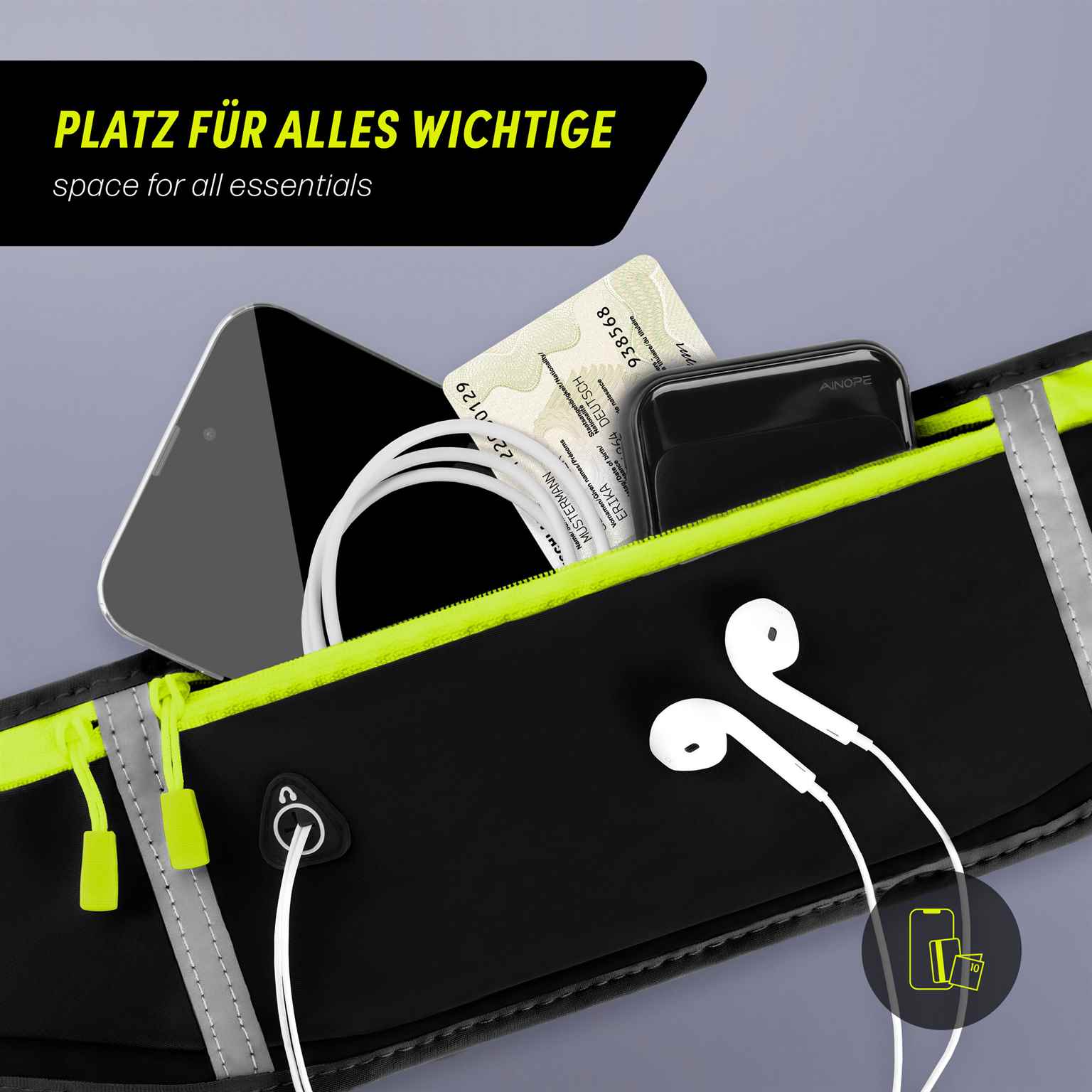 ONEFLOW Active Pro Belt OSCAL Pilot 2 Laufgürtel atmungsaktiv – Weiteres Produktbild 1