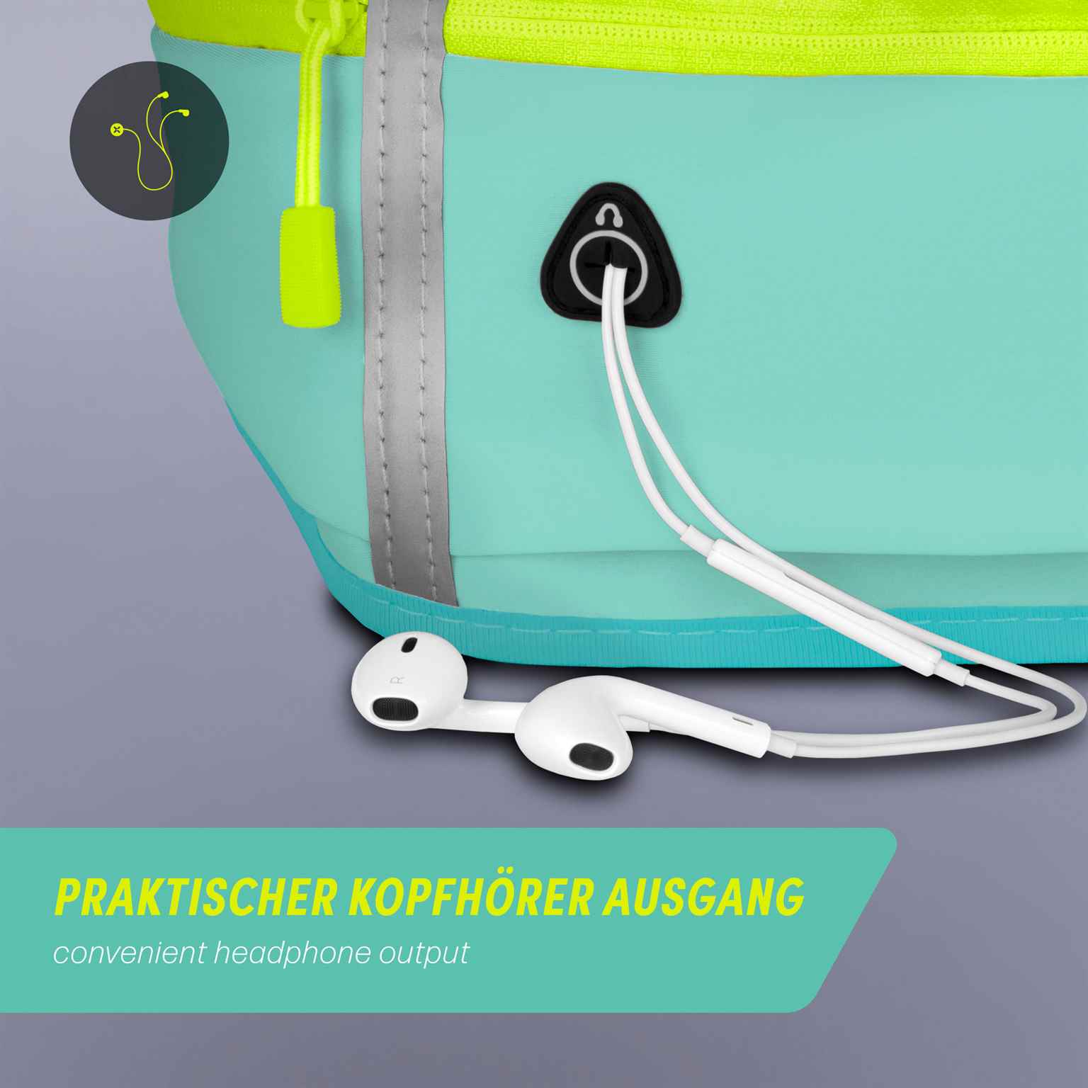 ONEFLOW Active Pro Belt Samsung Galaxy S8 Plus Laufgürtel atmungsaktiv – Weiteres Produktbild 6