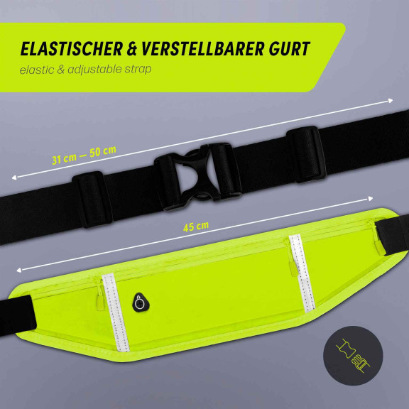 ONEFLOW Active Pro Belt Samsung Galaxy S9 Laufgürtel atmungsaktiv – Weiteres Produktbild 5