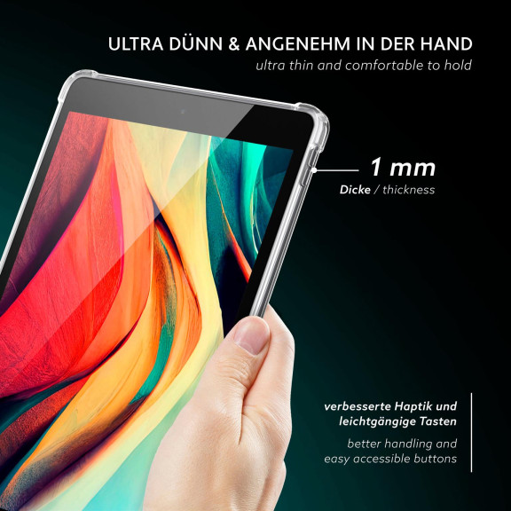 moex Aero Case iPad 7 (2019) durchsichtig aus Silikon – Weiteres Produktbild 2