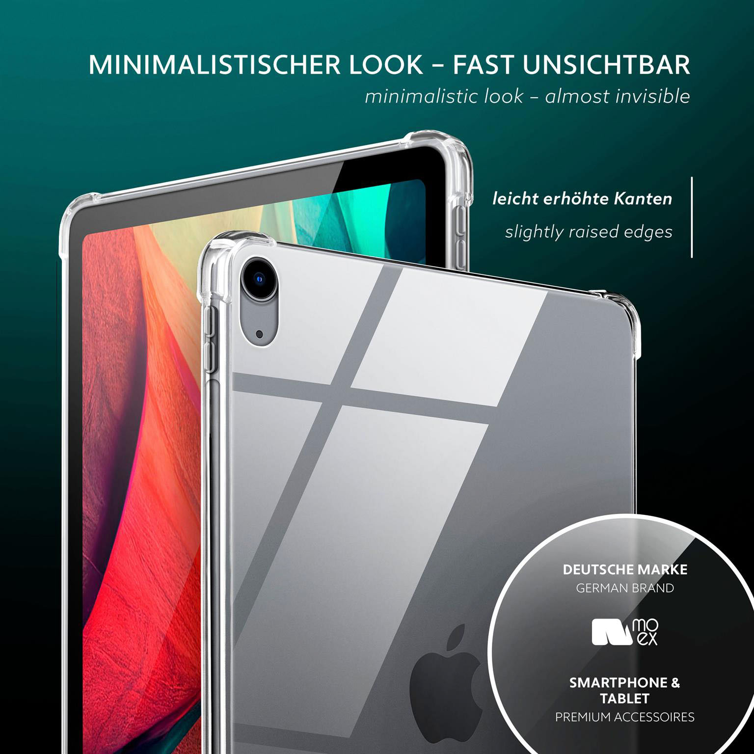 moex Aero Case iPad Air 11 (2024) durchsichtig aus Silikon – Weiteres Produktbild 2