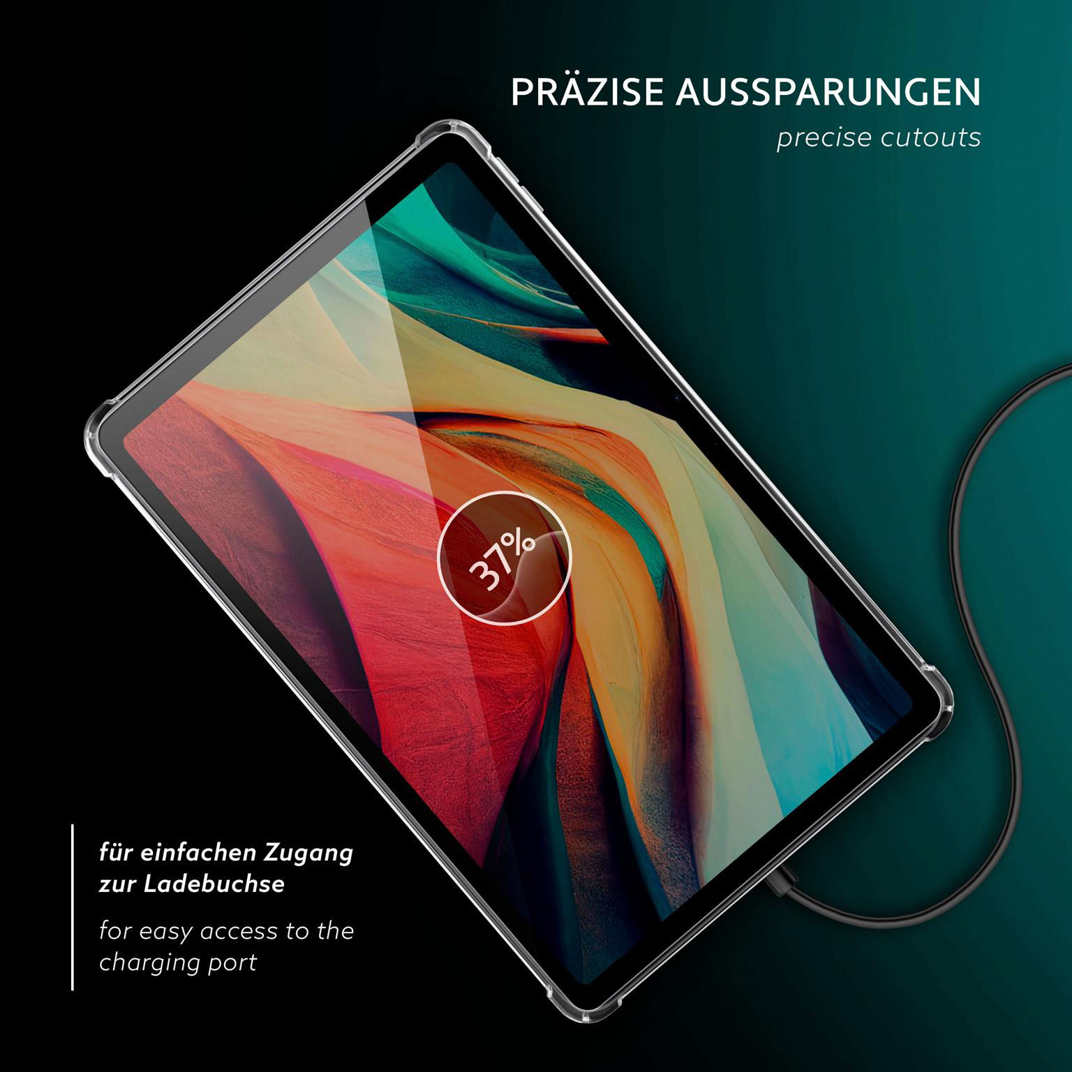 moex Aero Case iPad Air 11 (2025) durchsichtig aus Silikon – Weiteres Produktbild 5