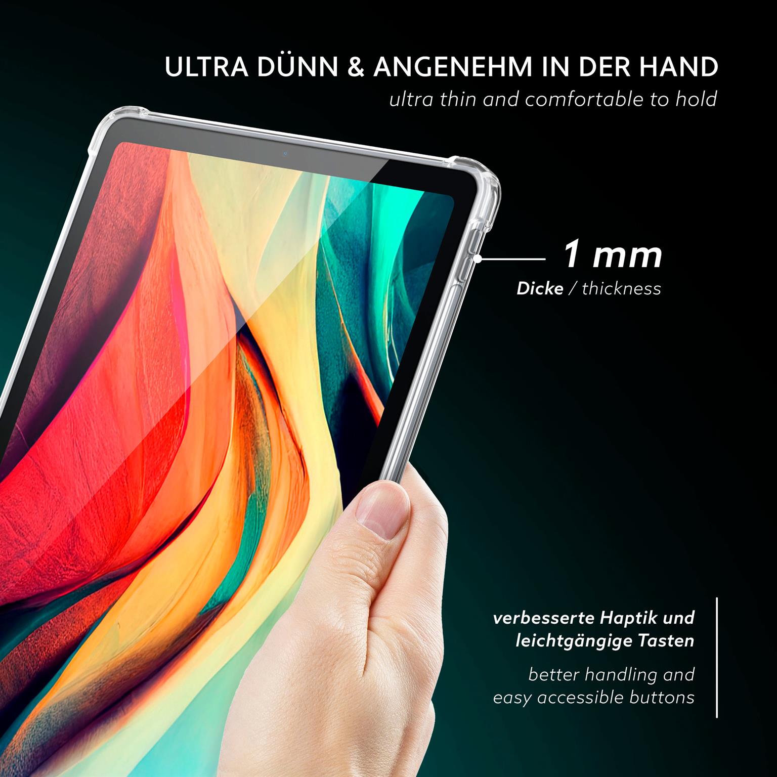 moex Aero Case iPad Air 5 (2022) durchsichtig aus Silikon – Weiteres Produktbild 3 moex Aero Case iPad Air 5 (2022) durchsichtig aus Silikon – Weiteres Produktbild 3