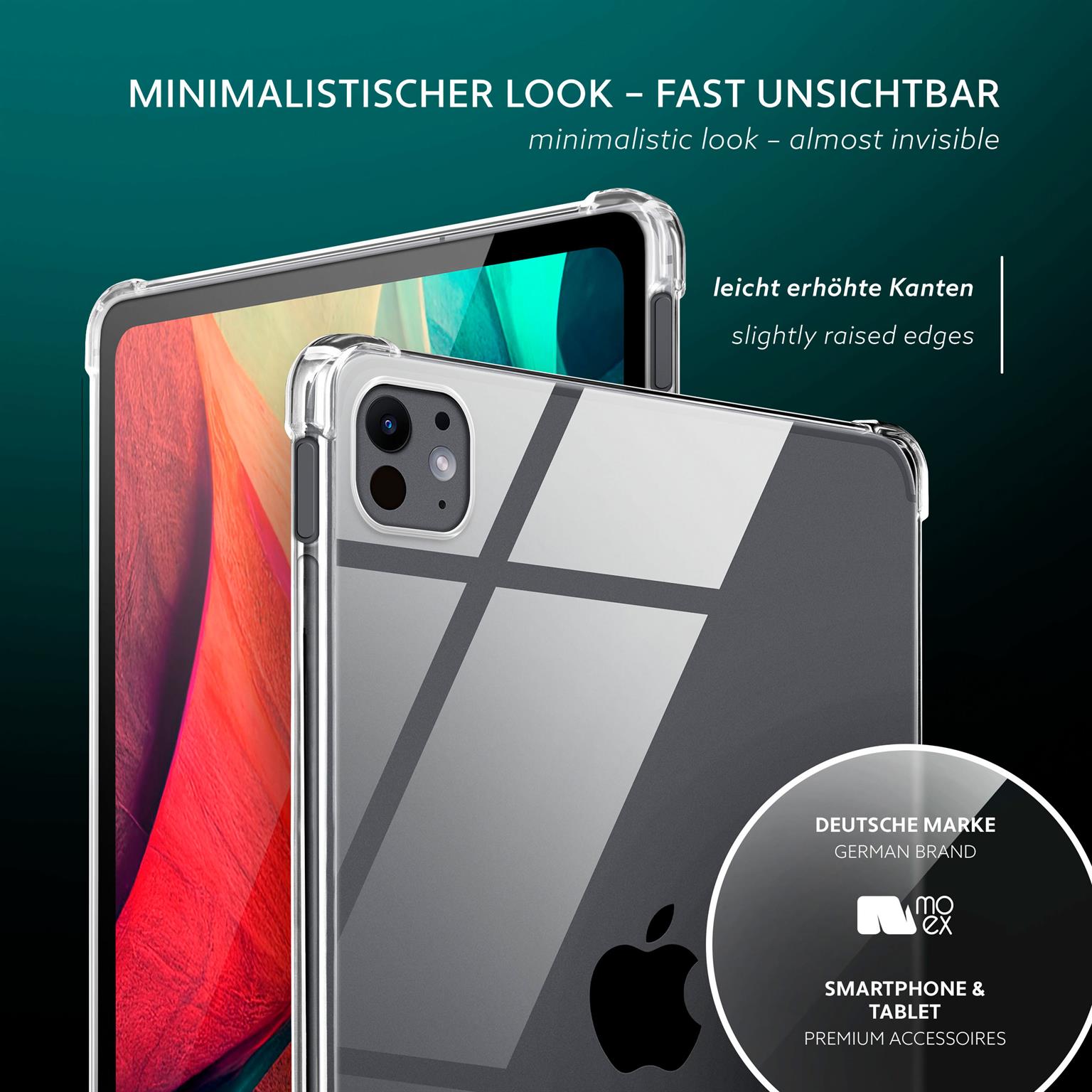moex Aero Case iPad Pro 11 (2024) durchsichtig aus Silikon – Weiteres Produktbild 3