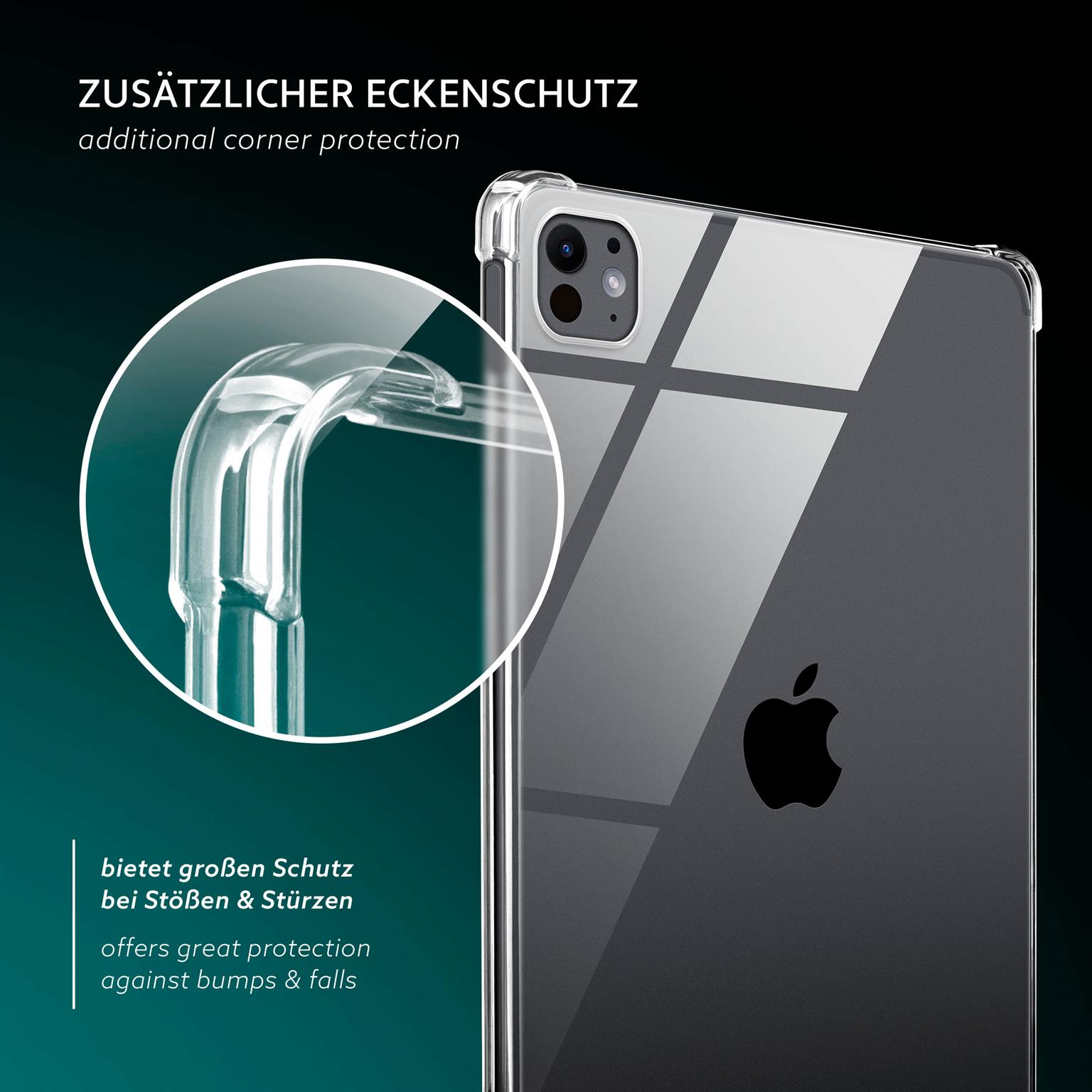 moex Aero Case iPad Pro 11 (2024) durchsichtig aus Silikon – Weiteres Produktbild 5