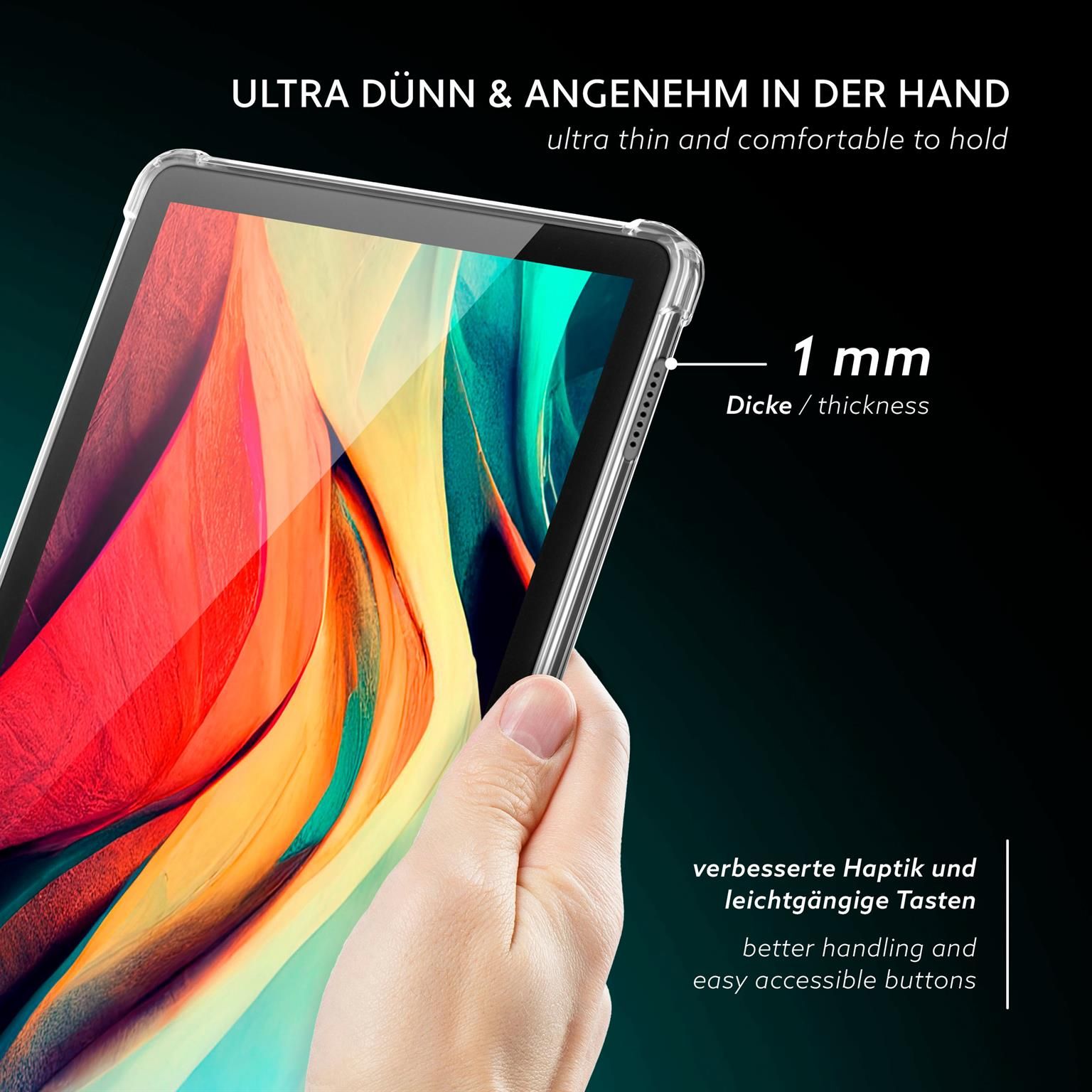 moex Aero Case Lenovo Tab M10 (3. Gen.) durchsichtig aus Silikon – Weiteres Produktbild 2 moex Aero Case Lenovo Tab M10 (3. Gen.) durchsichtig aus Silikon – Weiteres Produktbild 2