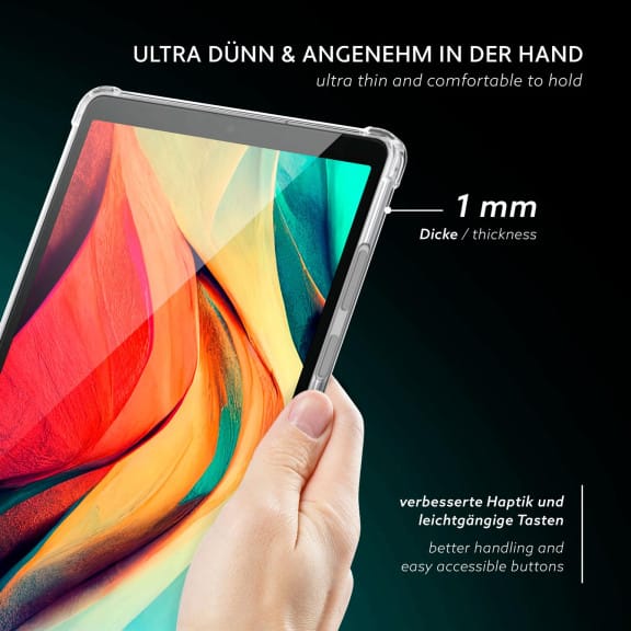 moex Aero Case Samsung Galaxy Tab A11 Plus durchsichtig aus Silikon – Weiteres Produktbild 2 moex Aero Case Samsung Galaxy Tab A11 Plus durchsichtig aus Silikon – Weiteres Produktbild 2
