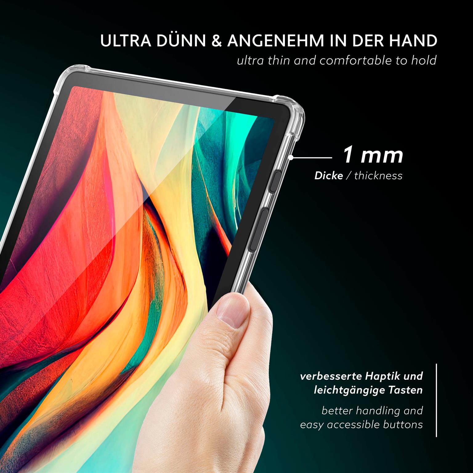 moex Aero Case Samsung Galaxy Tab A8 (2021) durchsichtig aus Silikon – Weiteres Produktbild 3 moex Aero Case Samsung Galaxy Tab A8 (2021) durchsichtig aus Silikon – Weiteres Produktbild 3