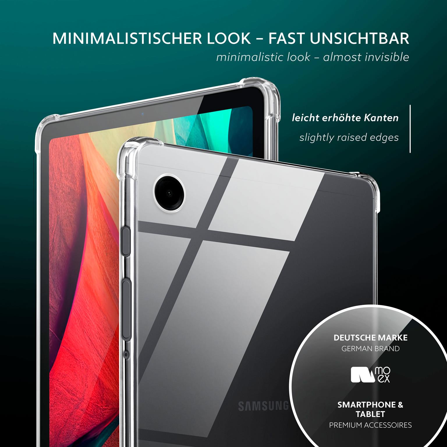 moex Aero Case Samsung Galaxy Tab A9 durchsichtig aus Silikon – Weiteres Produktbild 4 moex Aero Case Samsung Galaxy Tab A9 durchsichtig aus Silikon – Weiteres Produktbild 4