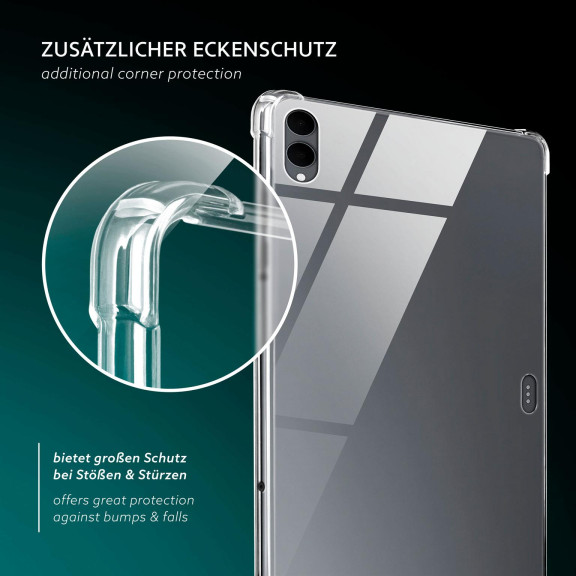 moex Aero Case Samsung Galaxy Tab S11 durchsichtig aus Silikon – Weiteres Produktbild 6