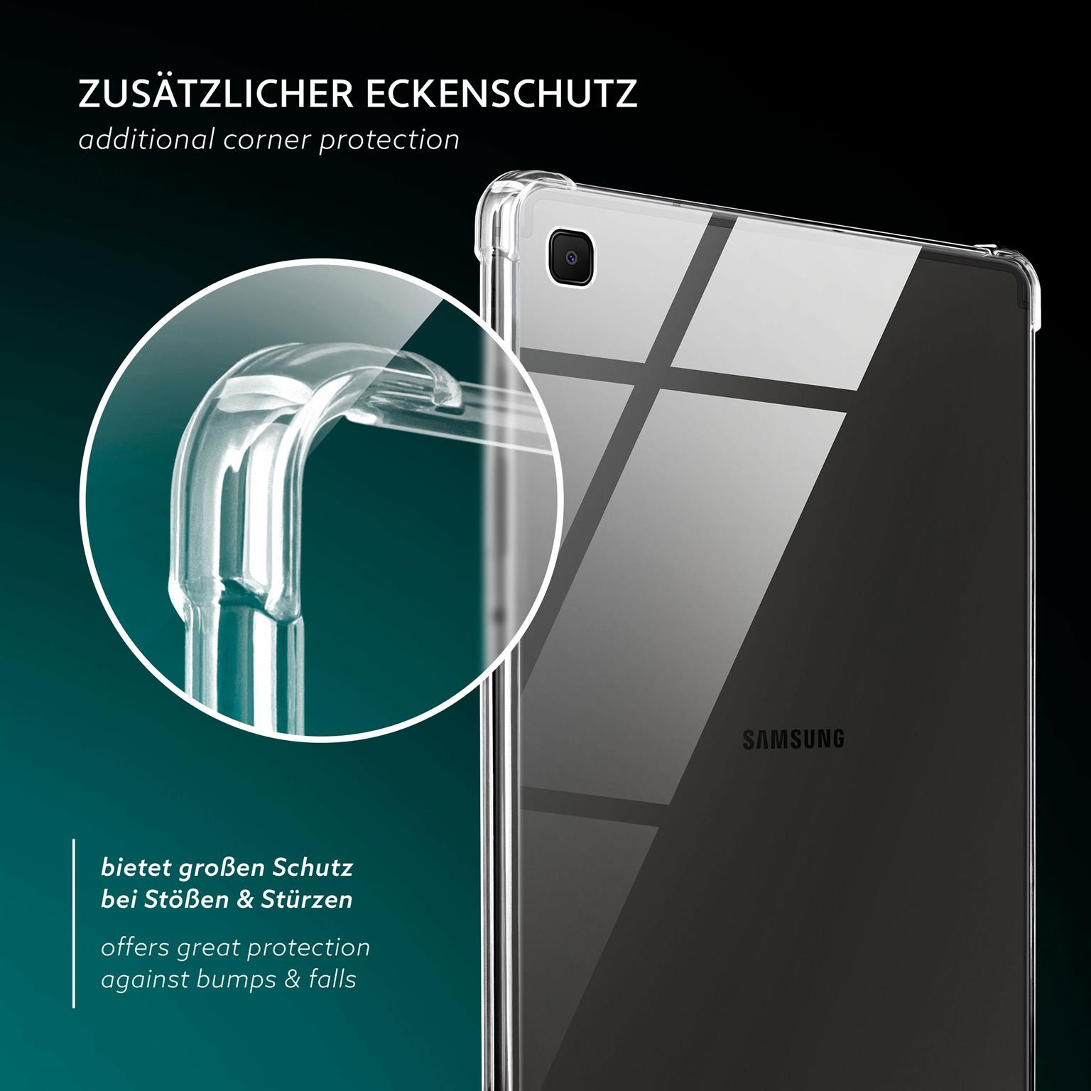 moex Aero Case Samsung Galaxy Tab S6 Lite durchsichtig aus Silikon – Weiteres Produktbild 7 moex Aero Case Samsung Galaxy Tab S6 Lite durchsichtig aus Silikon – Weiteres Produktbild 7