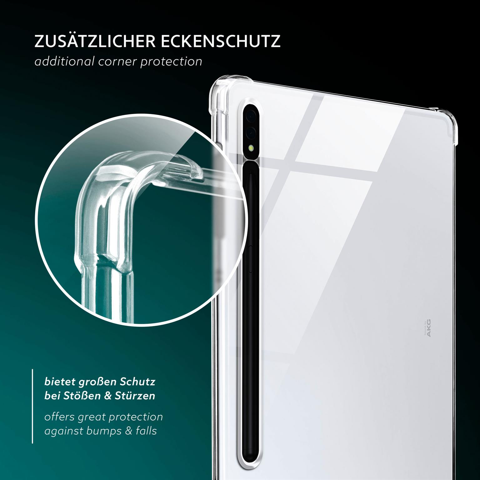 moex Aero Case Samsung Galaxy Tab S8 Plus durchsichtig aus Silikon – Weiteres Produktbild 7 moex Aero Case Samsung Galaxy Tab S8 Plus durchsichtig aus Silikon – Weiteres Produktbild 7